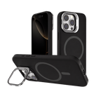 Luxe Silicone Camera Stand Case for iPhone 17