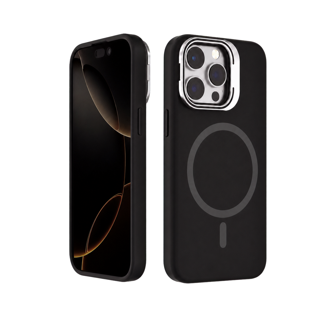 Luxe Silicone Camera Stand Case for iPhone 17 – product image 2