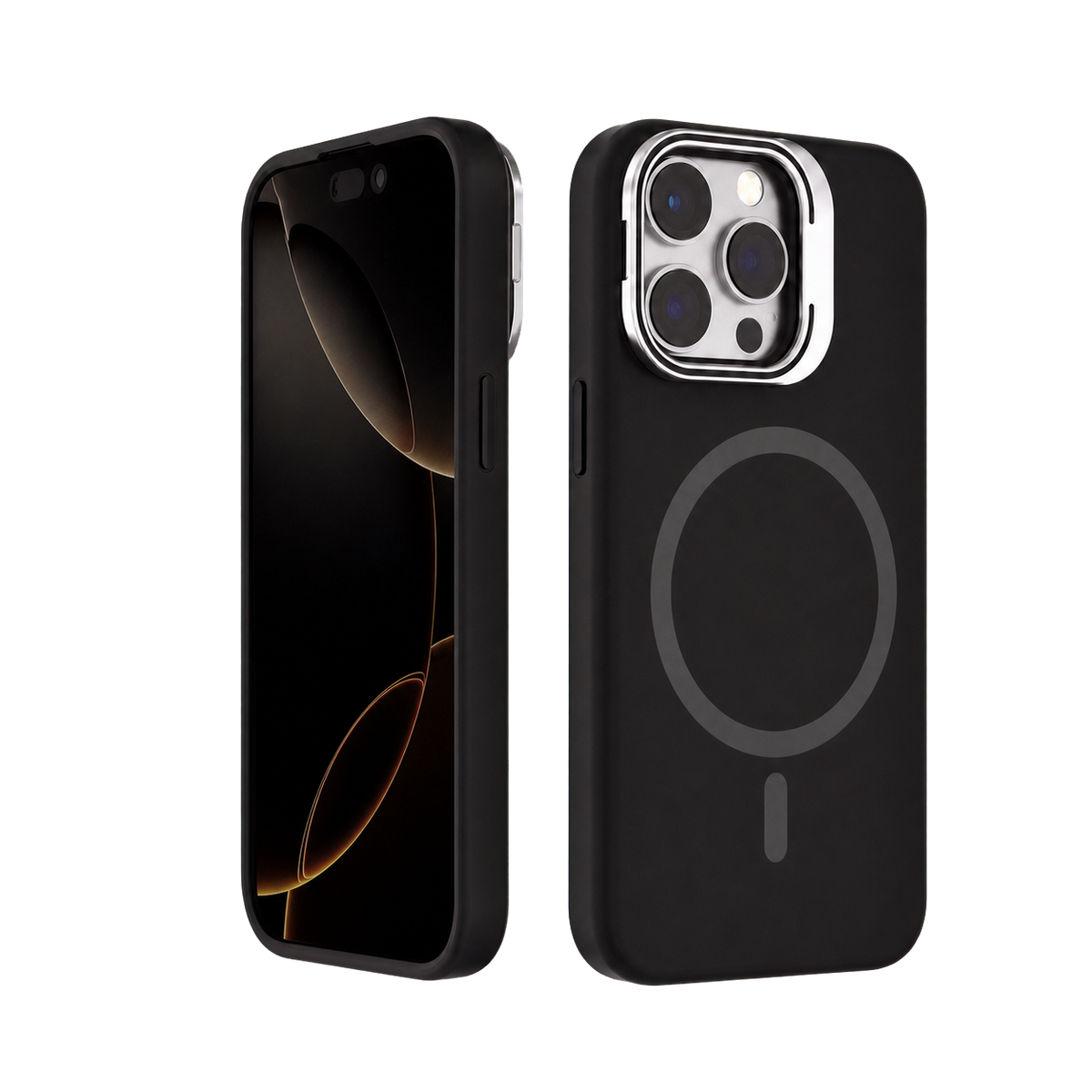 Luxe Silicone Camera Stand Case for iPhone 17 – product image 2