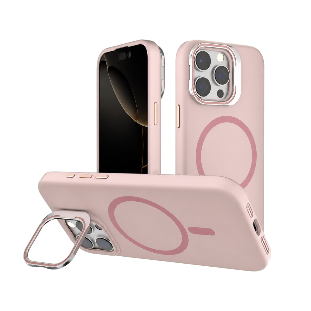 Luxe Silicone Camera Stand Case for iPhone 17 – product image 4