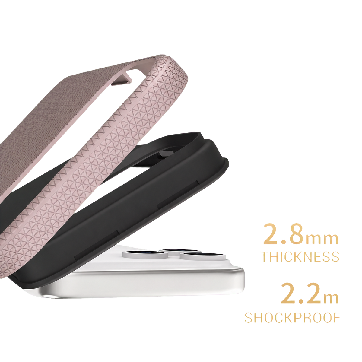 Titan Case for iPhone 16 Pro Max — layered material construction