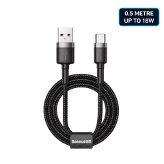 Baseus Cafule 0.5m USB-A to USB-C Cable – Suitable for Wired CarPlay