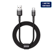 Baseus Cafule 1m USB-A to USB-C Cable – Suitable for Wired CarPlay
