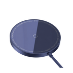 Baseus Simple Mini3 Black wireless charger angled view