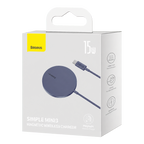 Baseus Simple Mini3 15W magnetic wireless charger retail packaging