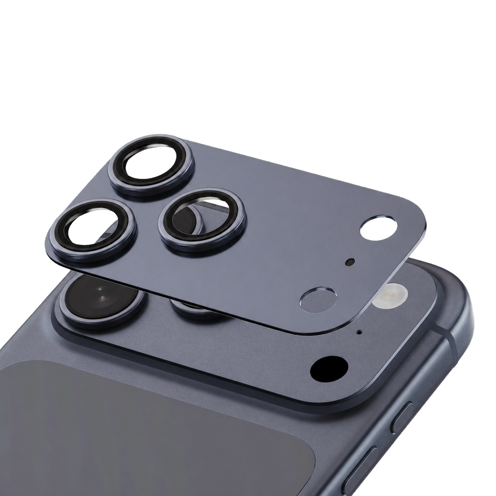 Full Coverage Alloy Camera Protector for iPhone 17 Pro Max - Navy