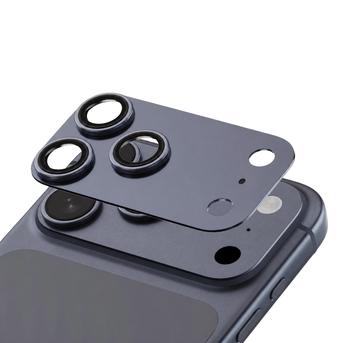 Full Coverage Alloy Camera Protector for iPhone 17 Pro Max - Navy