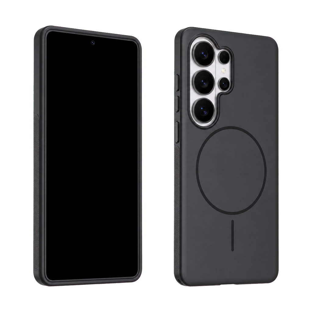 Black Elevate Grip Case for Galaxy S26 Ultra — main product view