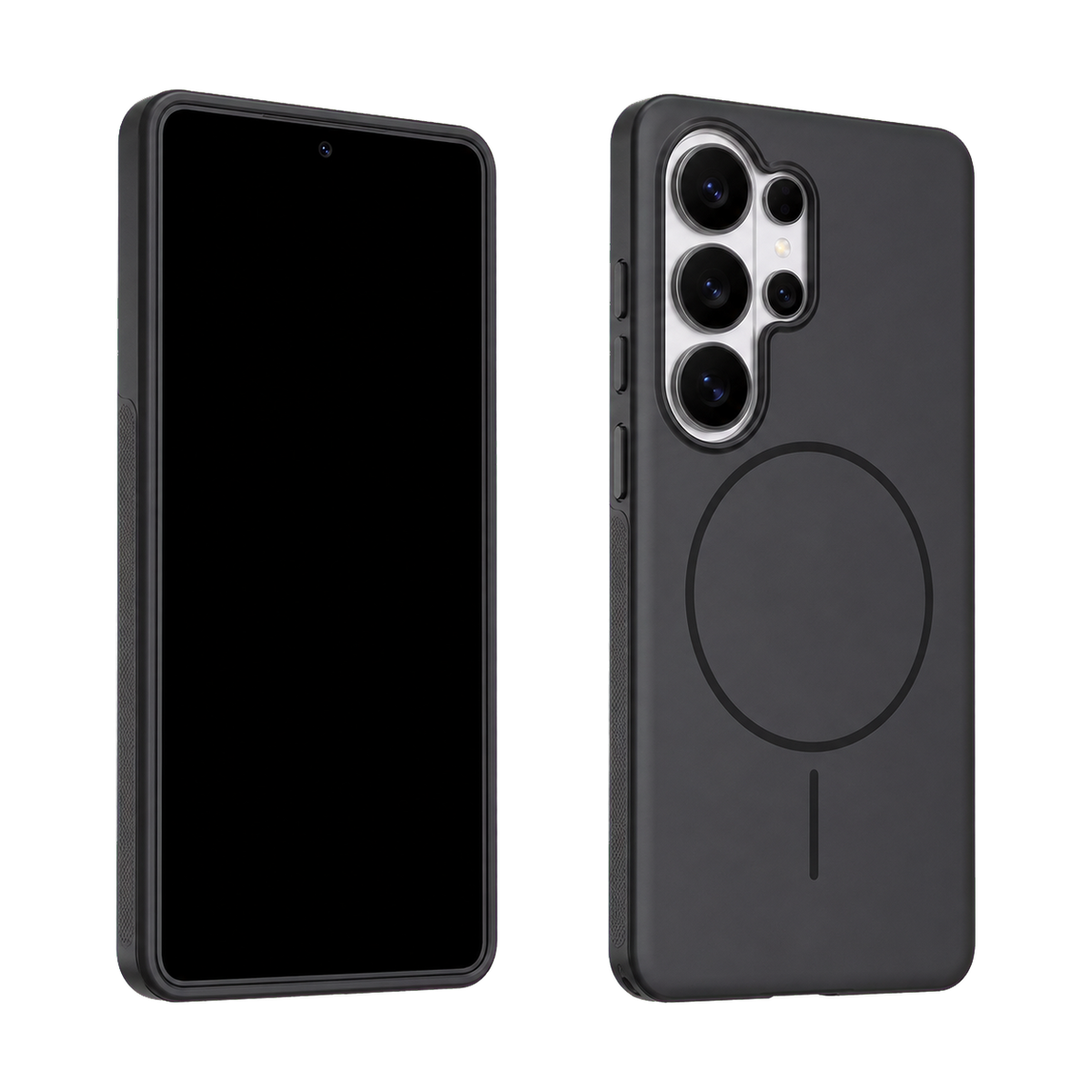 Black Elevate Grip Case for Galaxy S26 Ultra — main product view
