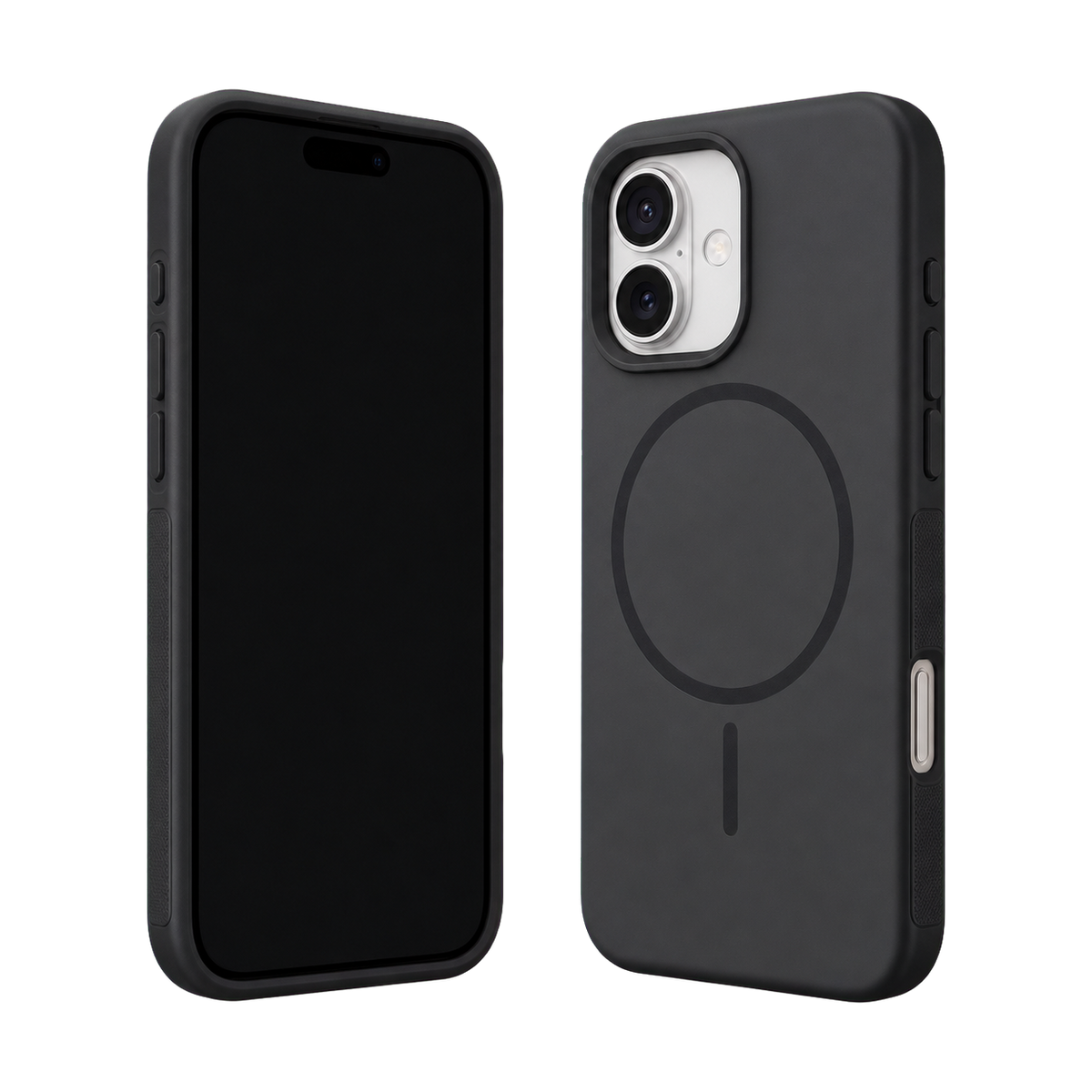 Black Elevate Grip Case for iPhone 16 Plus — main product view
