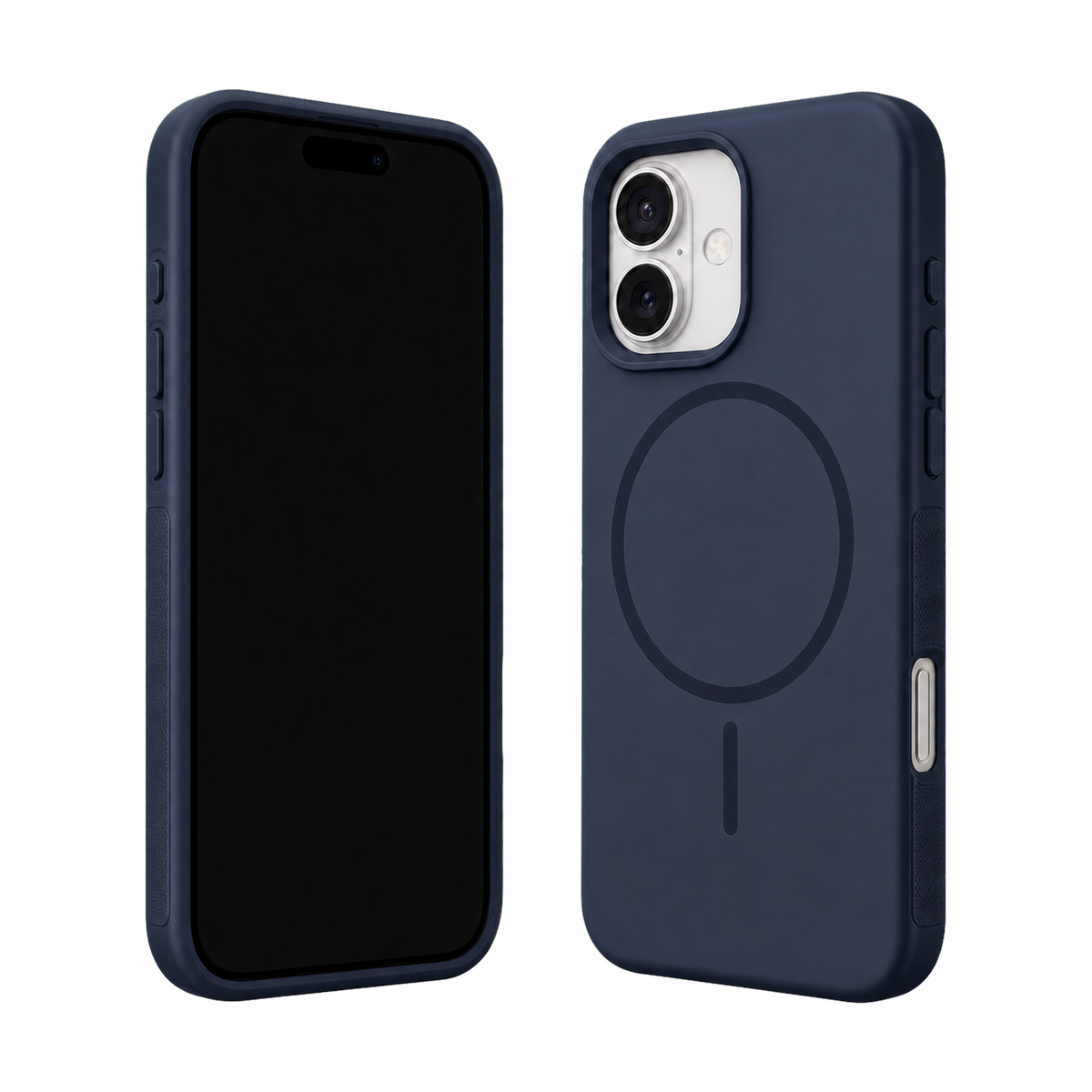 Navy Elevate Grip Case for iPhone 16 Plus — main product view