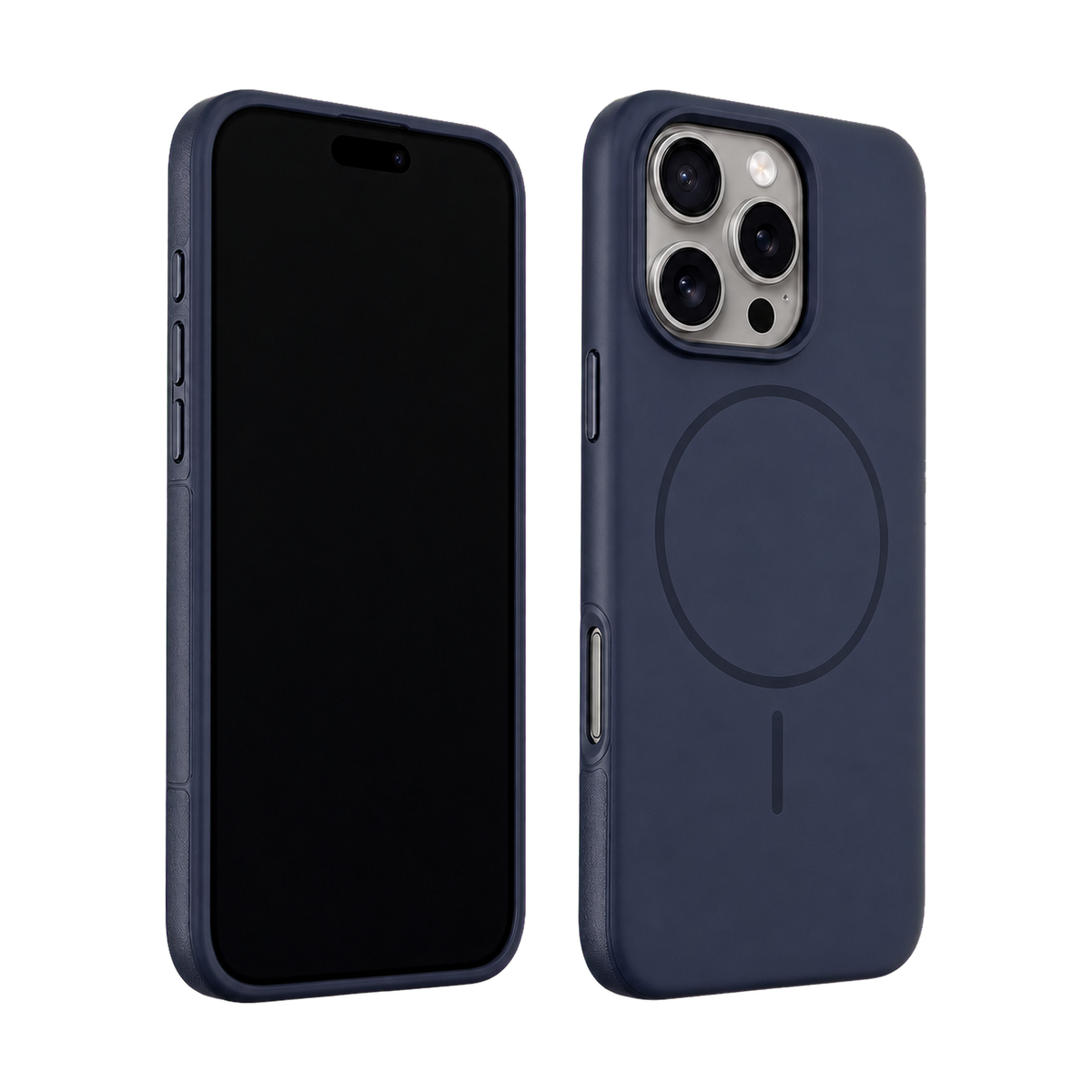 Navy Elevate Grip Case for iPhone 16 Pro Max — main product view