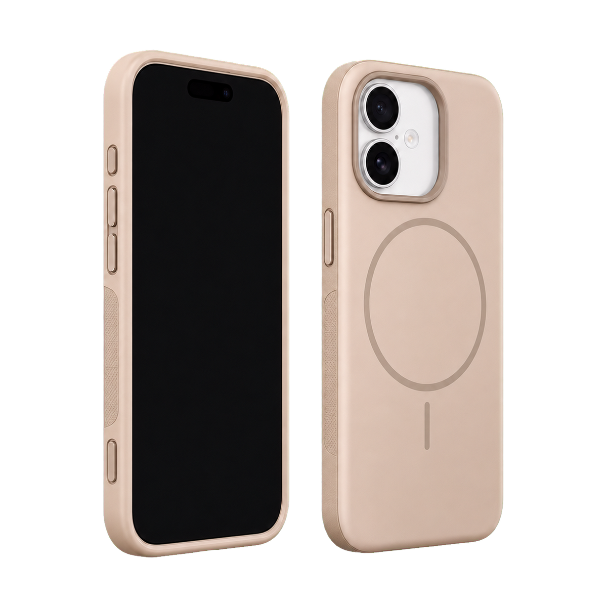 Beige Elevate Grip Case for iPhone 17 — main product view