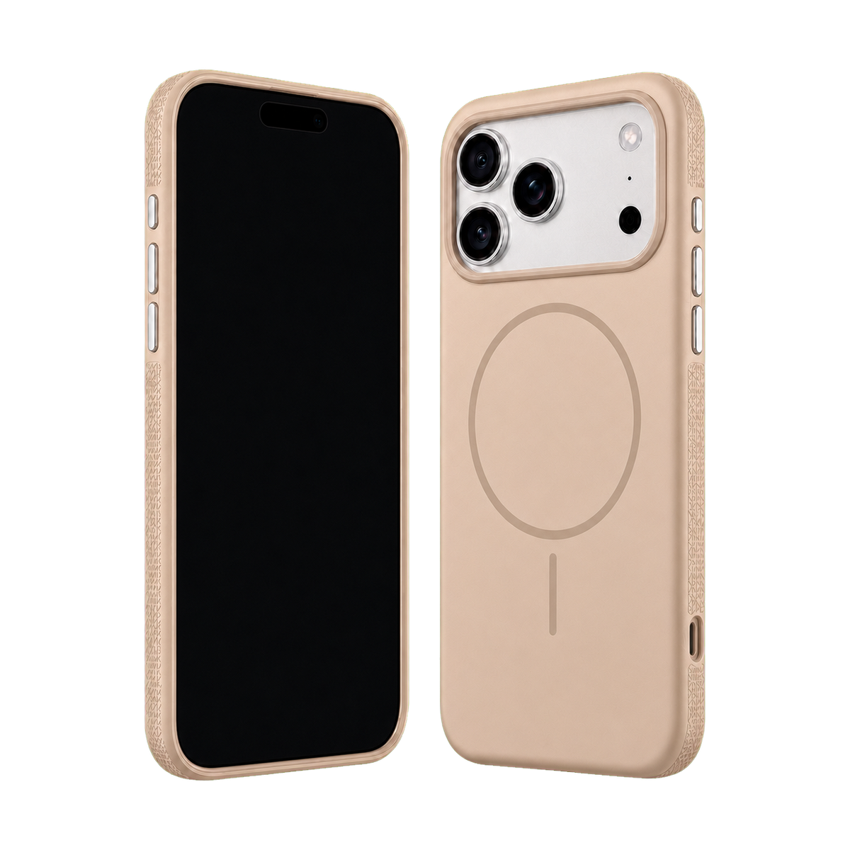 Beige Elevate Grip Case for iPhone 17 Pro Max — main product view