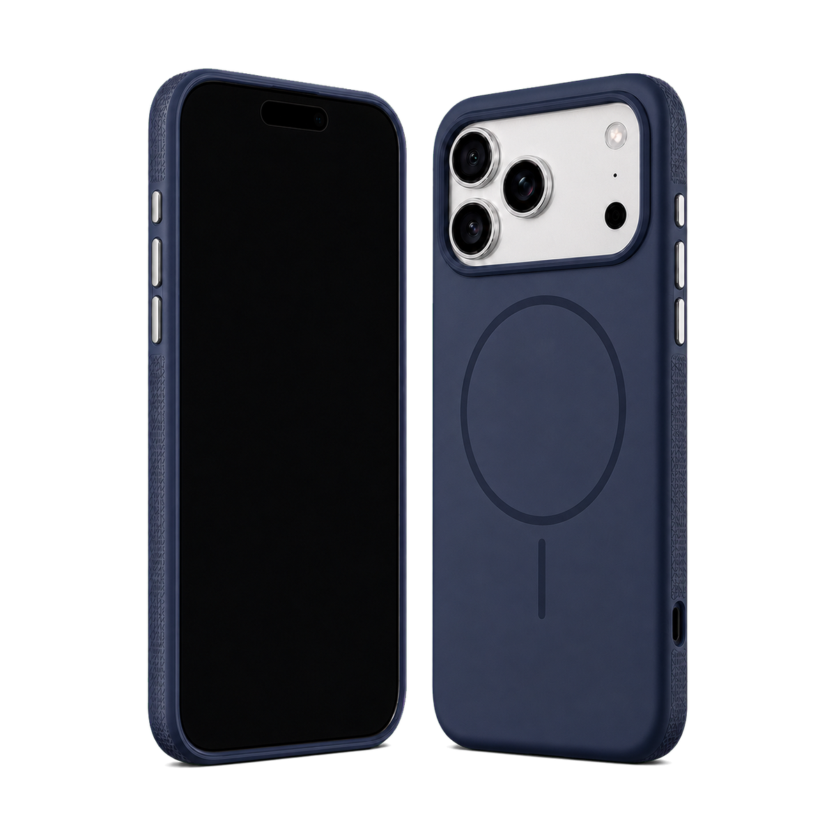 Navy Elevate Grip Case for iPhone 17 Pro Max — main product view