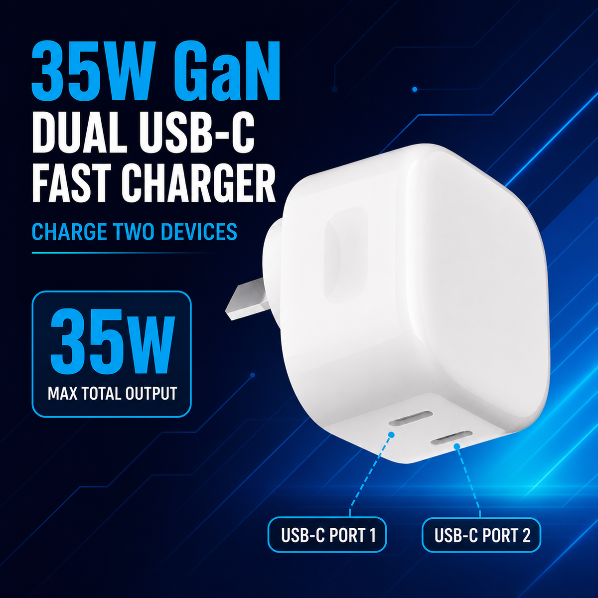 Quik 35W Dual Charger – product image 3