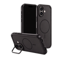Black Fortress Case for iPhone 17 — kickstand product view