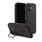 Black Fortress Case for iPhone 17 — kickstand product view