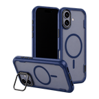 Blue Fortress Case for iPhone 17 — kickstand product view