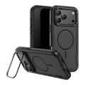 Black Fortress Case for iPhone 17 Pro Max — kickstand product view