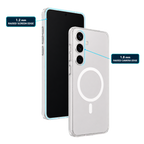 Impact Clear Case for Galaxy S24+ — raised screen and camera edge protection