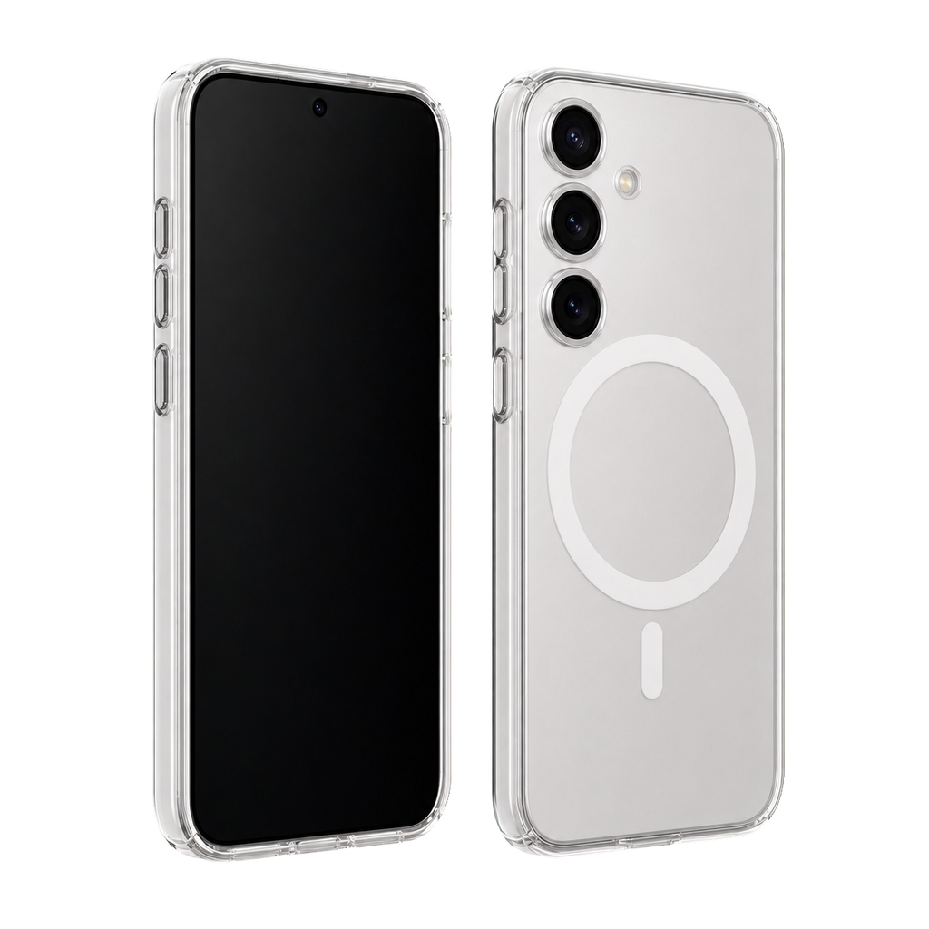 Clear Impact Clear Case for Galaxy S24+ — front and rear product view