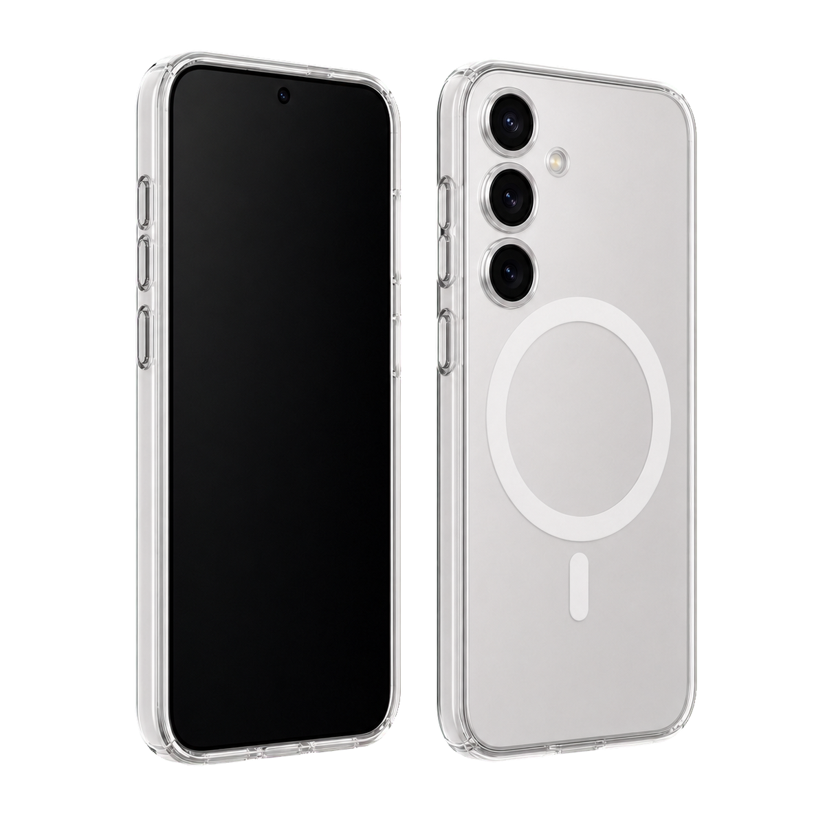 Clear Impact Clear Case for Galaxy S24+ — front and rear product view