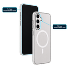 Impact Clear Case for Galaxy S25+ — raised screen and camera edge protection