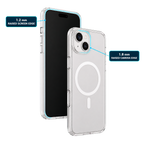 Impact Clear Case for iPhone 15 Plus — raised screen and camera edge protection