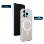 Impact Clear Case for iPhone 15 Pro Max — raised screen and camera edge protection