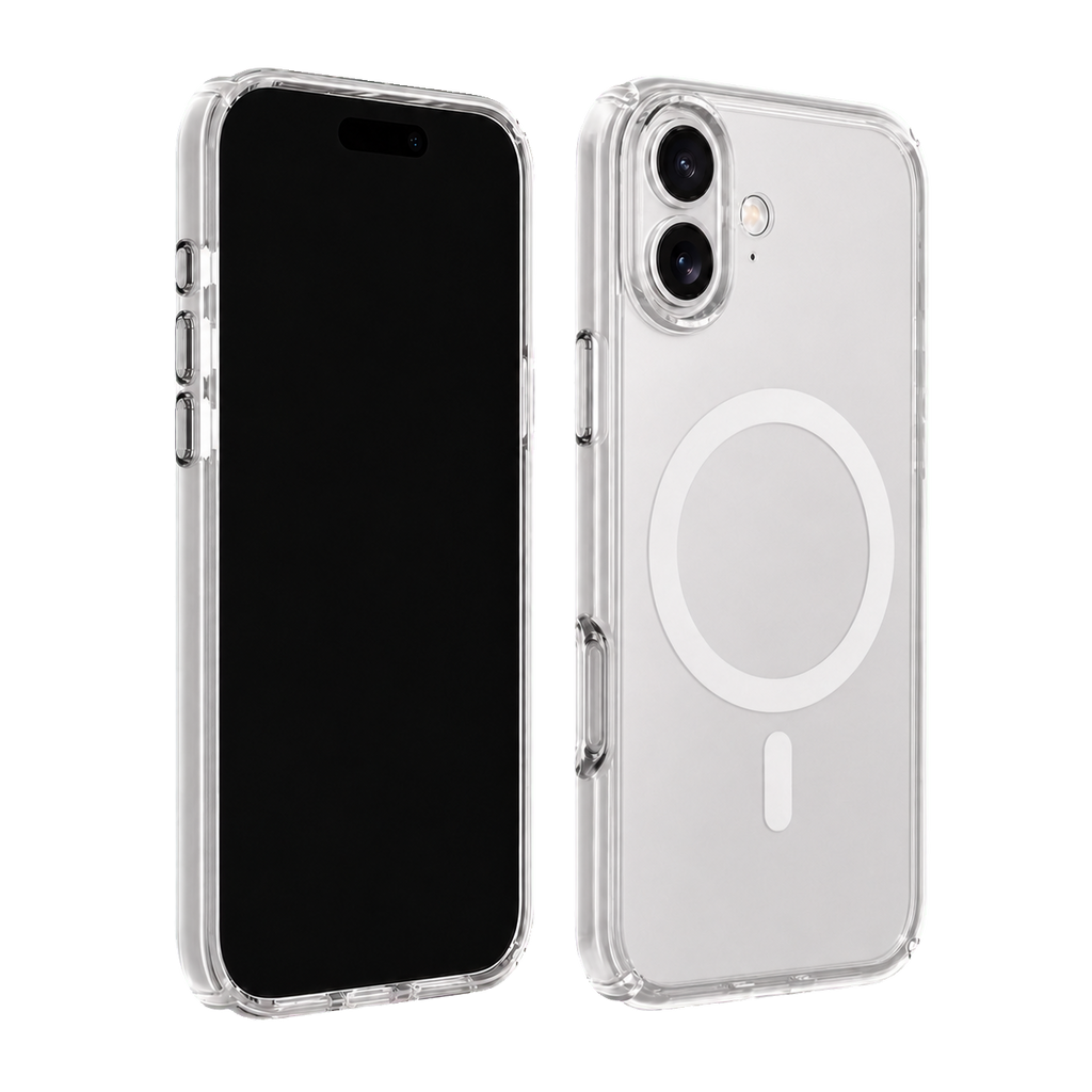 Clear Impact Clear Case for iPhone 17 — front and rear product view
