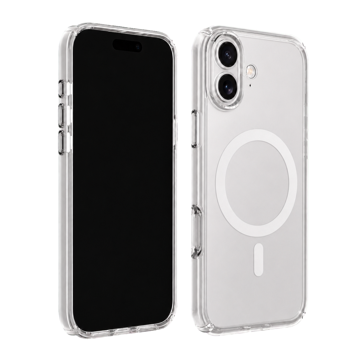Clear Impact Clear Case for iPhone 17 — front and rear product view