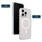 Impact Clear Case for iPhone 16 Pro Max — raised screen and camera edge protection