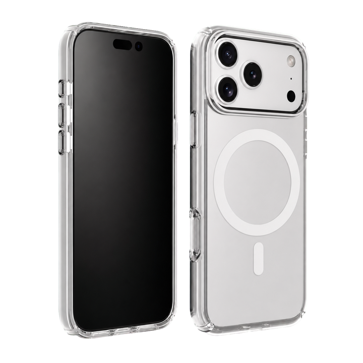 Clear Impact Clear Case for iPhone 17 Pro Max — front and rear product view