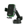 iQuick RX3 Black wireless charging car mount front suction mount view