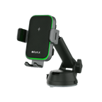 iQuick RX3 Black wireless charging car mount front suction mount view