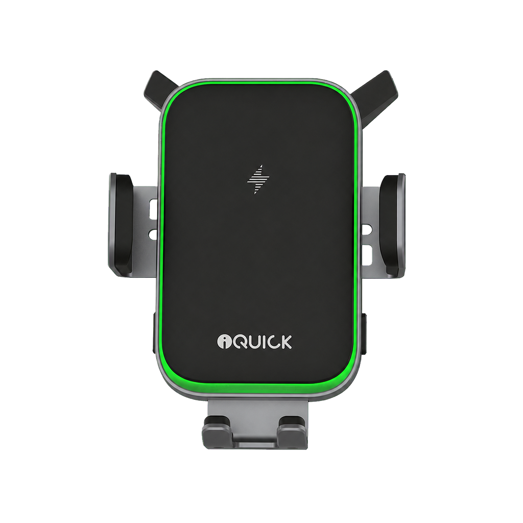 iQuick RX3 15W wireless charging phone holder front view