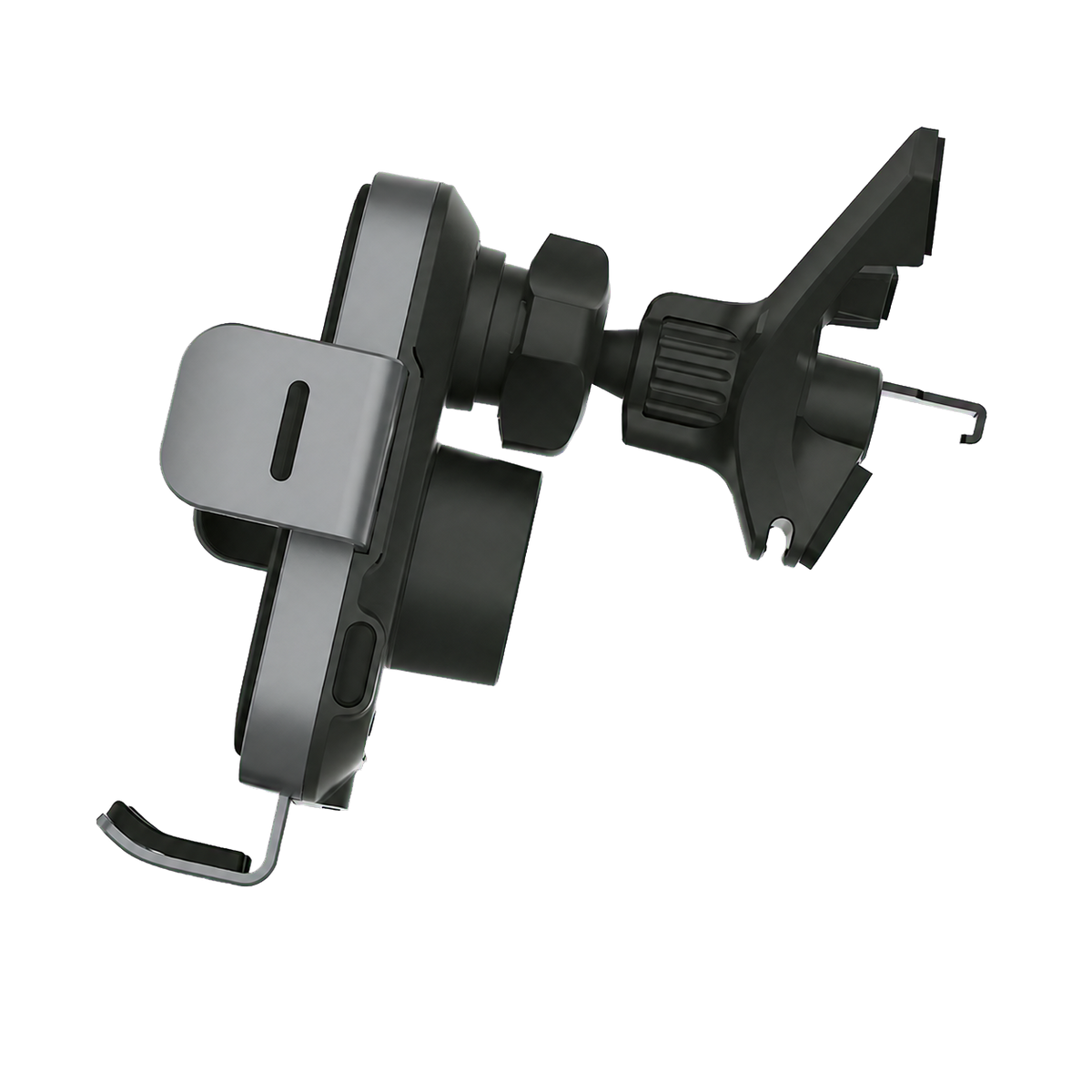 iQuick RX3 wireless charging phone holder air vent mount side view