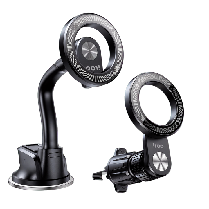 iRoo R105 2-in-1 MagSafe-Compatible Car Phone Mount – Windscreen & Air Vent