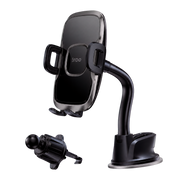 iRoo R10X MaxGrip 2-in-1 Car Phone Mount – Windscreen & Air Vent