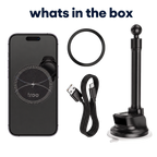 iRoo RW3 15W Wireless Charging 2-in-1 MagSafe Car Mount – product image 3