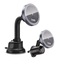 iRoo RW3 15W wireless charging car phone mount with windscreen and air vent fittings