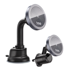 iRoo RW3 15W wireless charging car phone mount with windscreen and air vent fittings