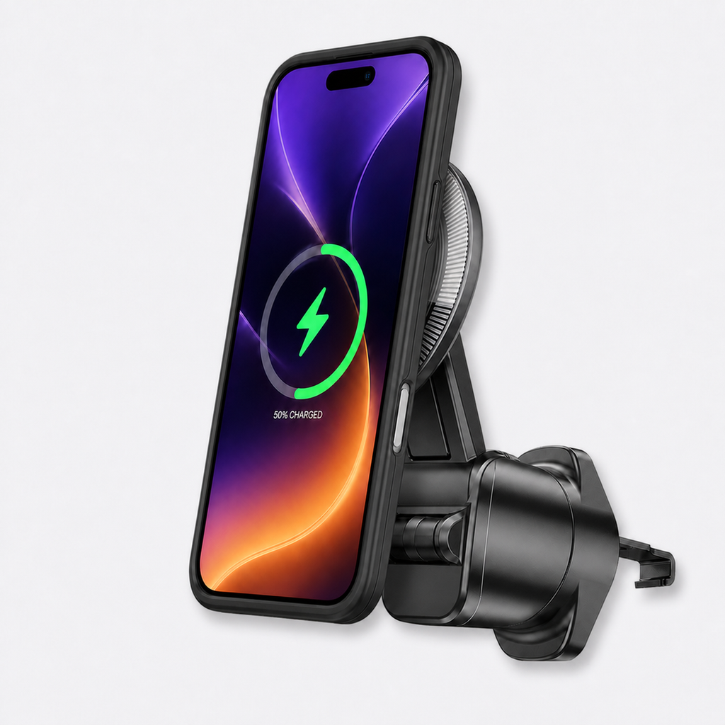 iRoo RW3 15W Wireless Charging 2-in-1 MagSafe Car Mount – product image 2
