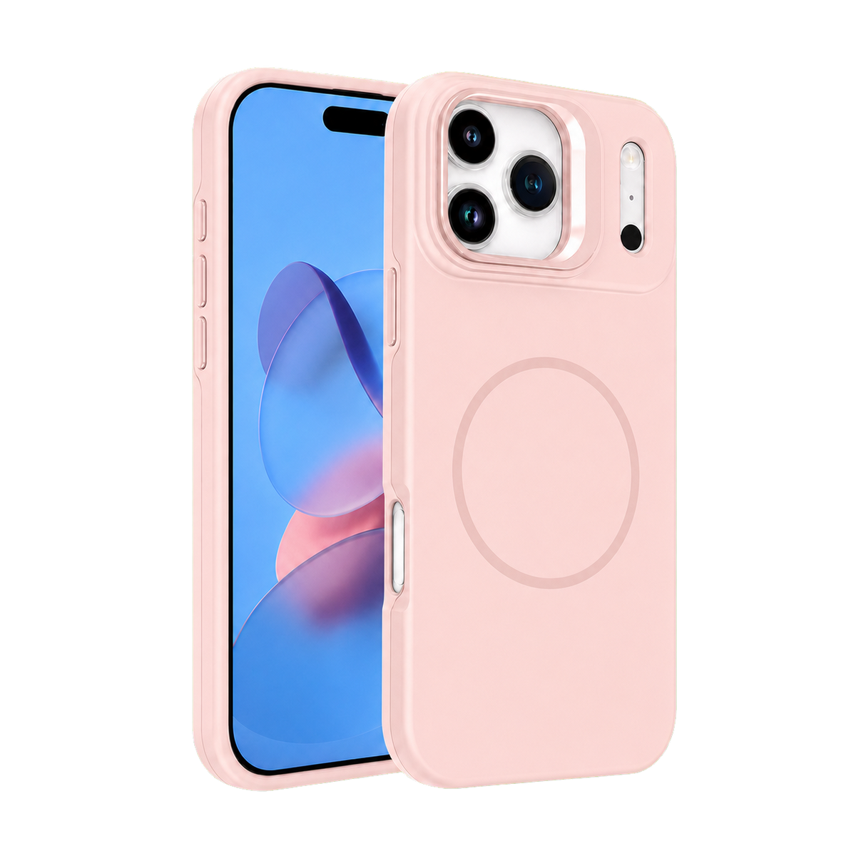 MagStand Shield Case for iPhone 16 Pro Max in Light Pink