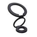 MaxGuard MG03 MagFit Dual Magnetic Ring Stand - Black
