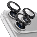 Black 3 Piece Individual Camera Lens Protector for iPhone 15 Pro / 15 Pro Max — product view
