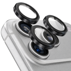 Black 3 Piece Individual Camera Lens Protector for iPhone 15 Pro / 15 Pro Max — product view